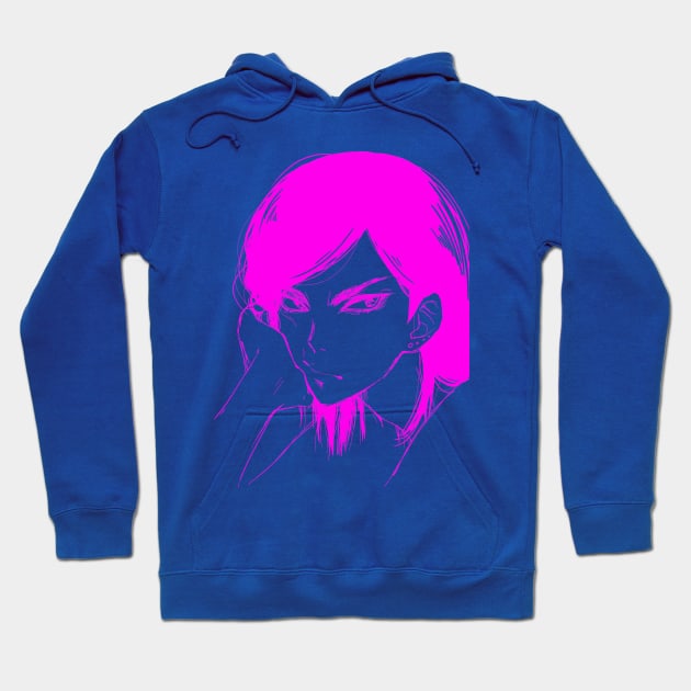 Magenta Hoodie by soraname